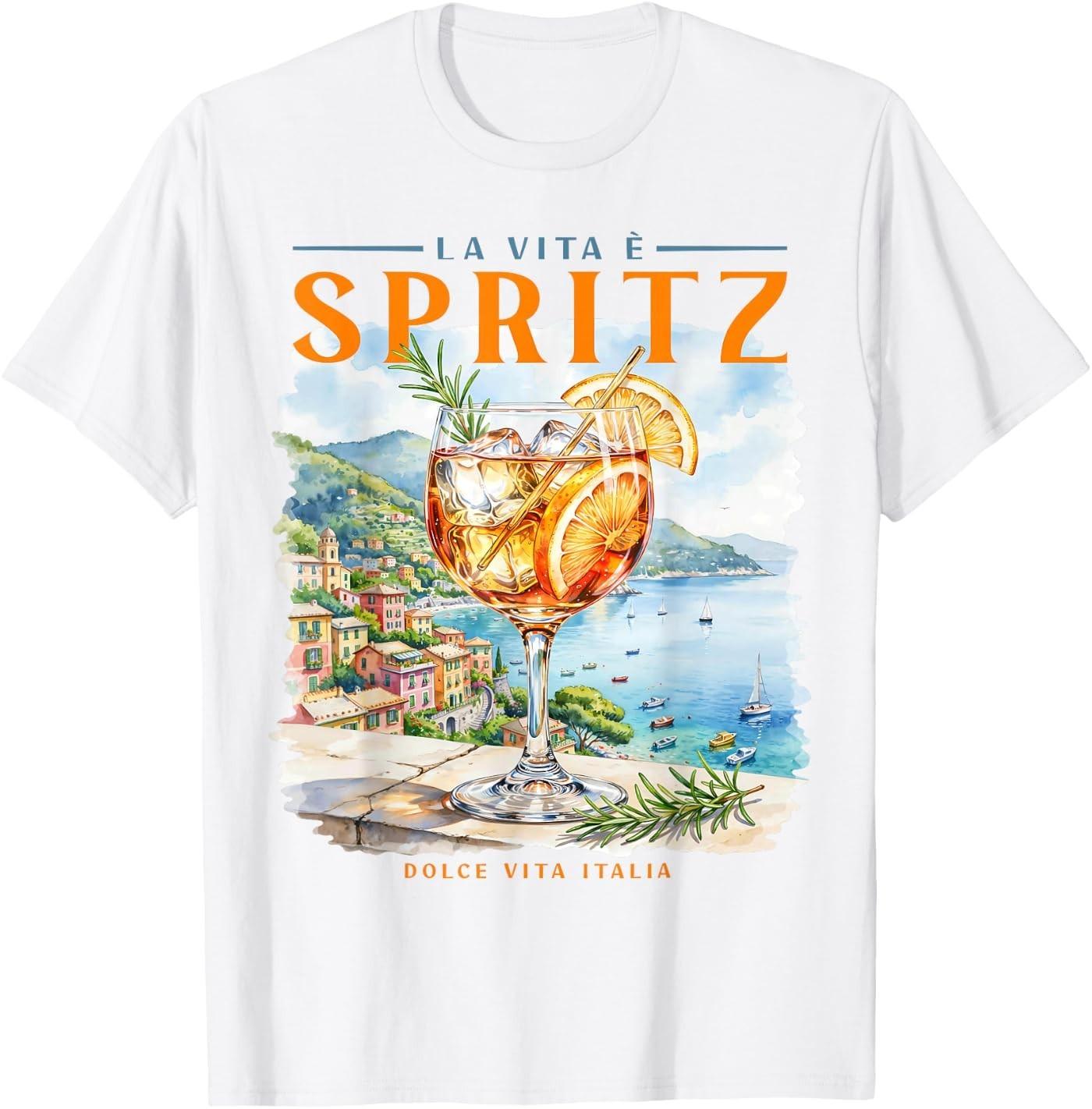 Spritz - Italian Orange Cocktail Dolce Vita Italia T-Shirt XXXL