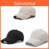 Breathable Cotton Baseball Cap Men Women Sun Blocking Hat With Curved Brim For Daily Wear