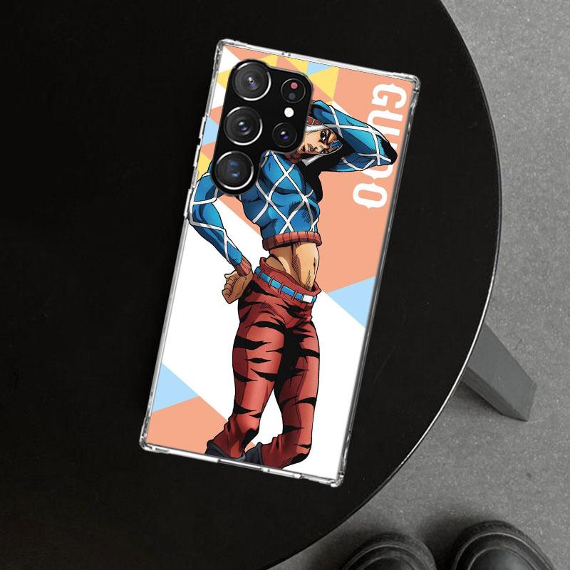 JoJo Adventure Guido Mista Phone Case Cover for Samsung Galaxy S26 S25 Edge S24 S23 Ultra S22 Plus S21 FE S20 + Art Customized F