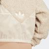 Adidas Originals Trefoil Spliced Loose Long Sleeve Jacket Women Jacket Beige IM4315