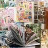 Yu Xian Style Rétro Poupée Kokeshi Livre d'Autocollants Décoratifs DIY pour Étudiants