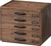 AZUMAYA 5-Drawer Document Chest for Toyota Trueno CCR-106