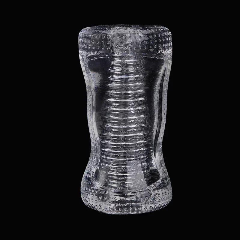 Silicone Transparent Vagina Pussy Masturbation Products Man Sex Toys Men Work Out Endurance Exercise Adult Sexual Products