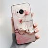 Phone Case For Oukitel C59 Pro Casing Luxury Fashion Butterfly Flower Cellphone Cases Black Jelly Soft Slim Silicone Back Cover