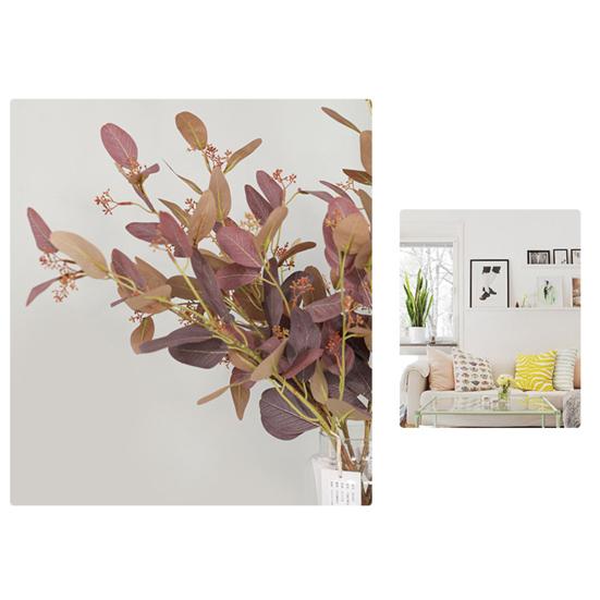 1 τεμ. τεχνητά φύλλα ευκαλύπτου ψεύτικο φυτό λουλουδιών Διακόσμηση πάρτι για καφετέρια σπιτιού