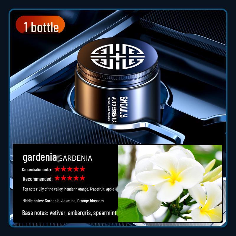 Luxury Cross-border Car Air Freshener: Long-lasting Solid Perfume Ornament with Light Fragrance for Men and Women.
