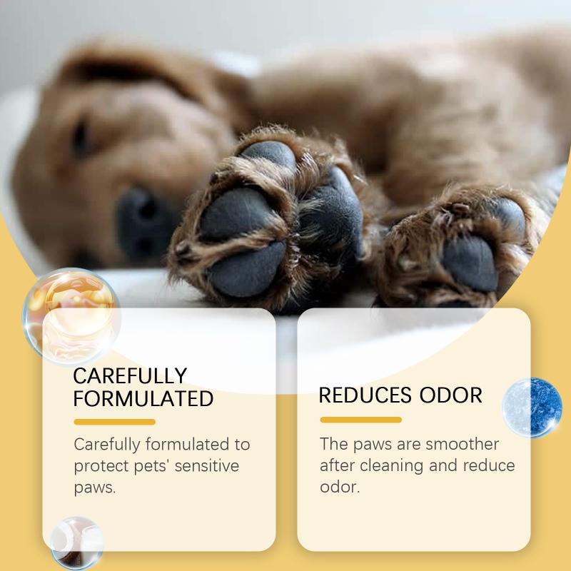 §Yegbong Pet Paw Foam Cleanser  Cleaning Moisturizing Nourishing For Dogs Cats Pet Foot Paw Grooming Care