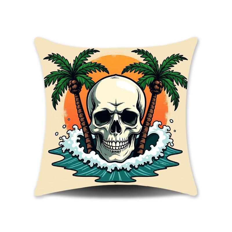 Neue Amerikanisch-Mexikanische Stil Kissenbezüge Bunte Karnevalsblume Totenkopf Sofa Dekorative Kissenbezüge