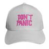 Dont Panic Hitchhikers Baseball Cap party Hat Custom Cap Fashion Beach Hat Unisex Womens Unisexs