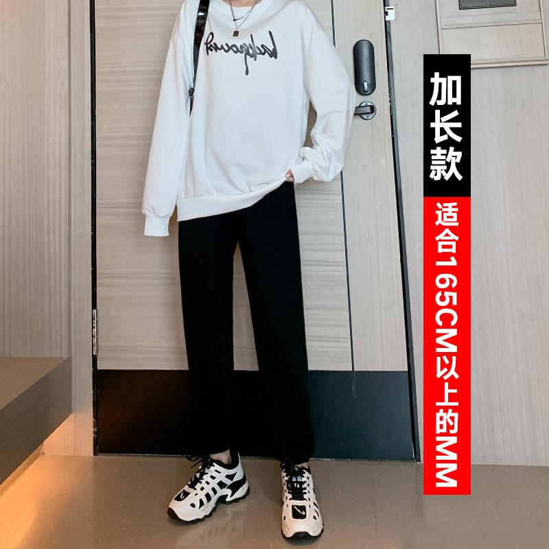 

[Пожалуйста, не стреляйте, если] Серые спортивные штаны женские осенние свободные с завязками на щиколотках и драпировкой брюки галифе XL