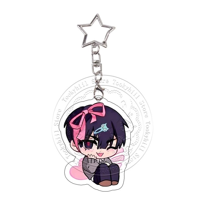 Alien Stage Acrylic Keychain Set Kawaii Exquisite Student Mizi Ivan & Till Luka Keyring Bag Pendant Charms Ivan Festival Gift