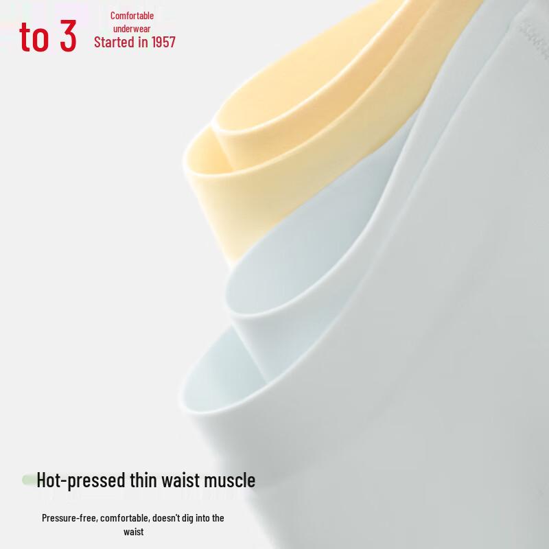 Hongdou Women's Antibacterial Seamless Underwear 4-Pack