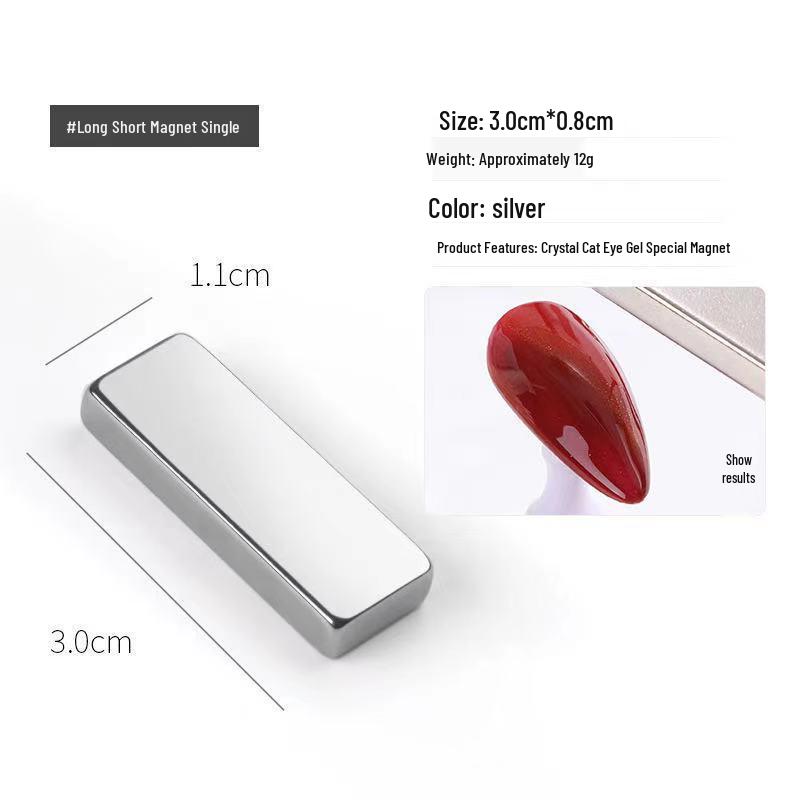 Golden Cudgel Double-Headed Nail Art Magnet for Cat Eye Gel Polish