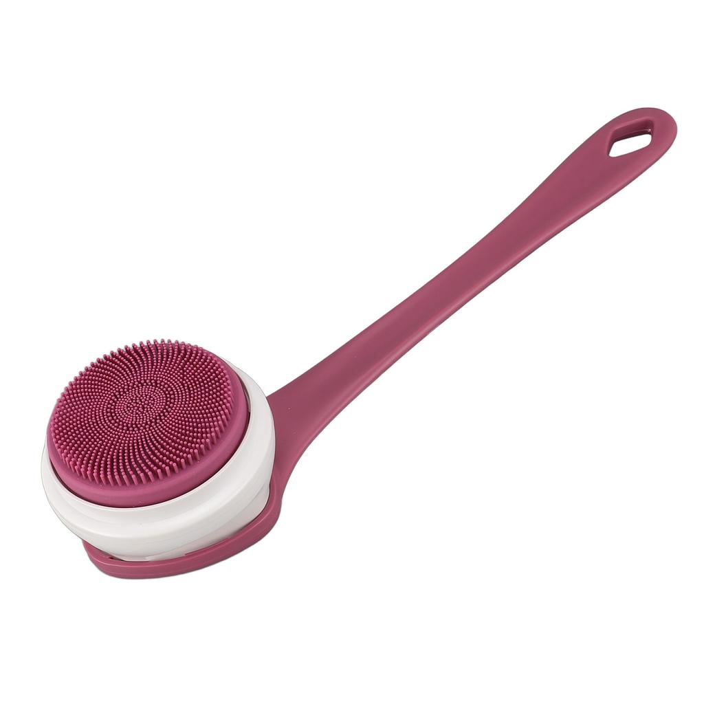 Electric Shower Brush Set Multifunctional IPX6 Water Proof   Handle Cordless Back Scrubber Automatic Body Bath Brush