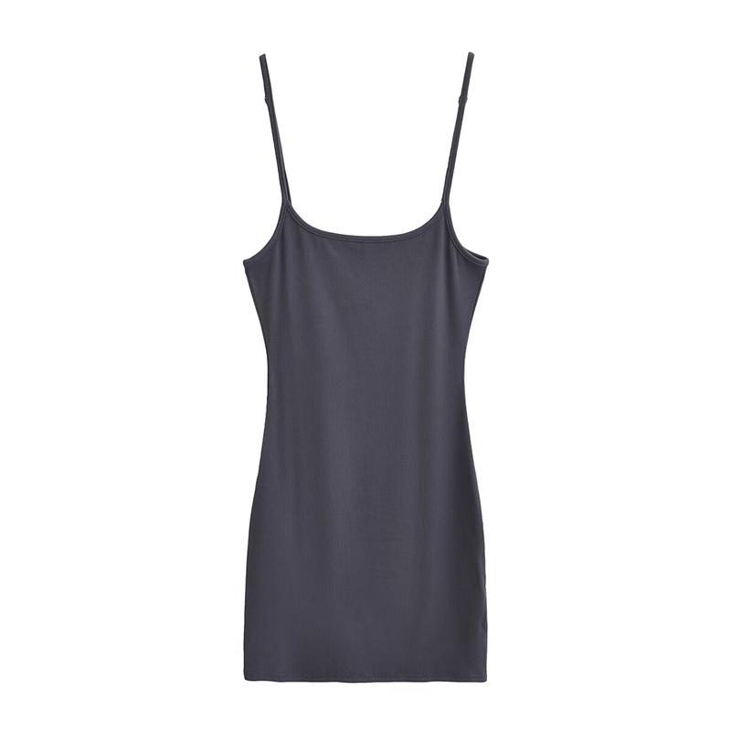 Women's Spicy Sexy Spaghetti Strap Slim Dress - Summer Elastic Fit, Hip-Hugging Short Skirt