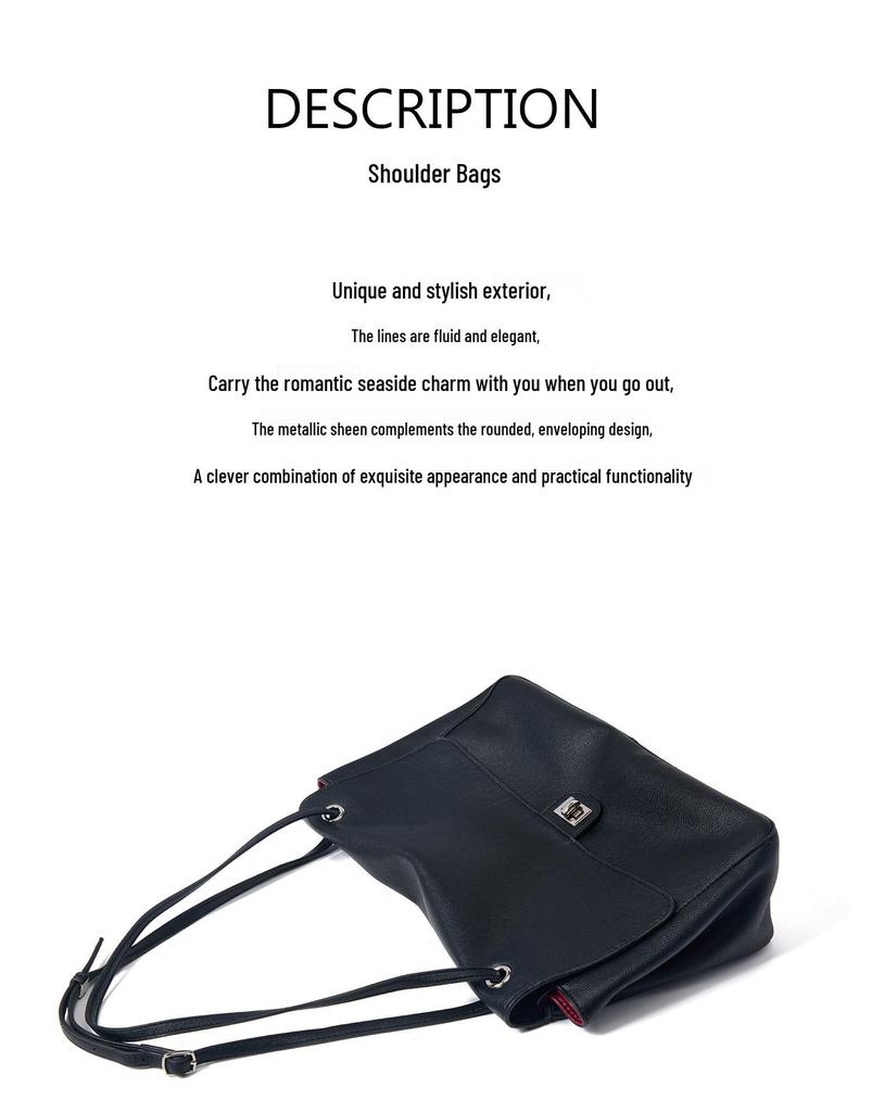2026 Women's Genuine Leather Luxury Underarm Crossbody Bag - Versatile, Simple Design for Commuting