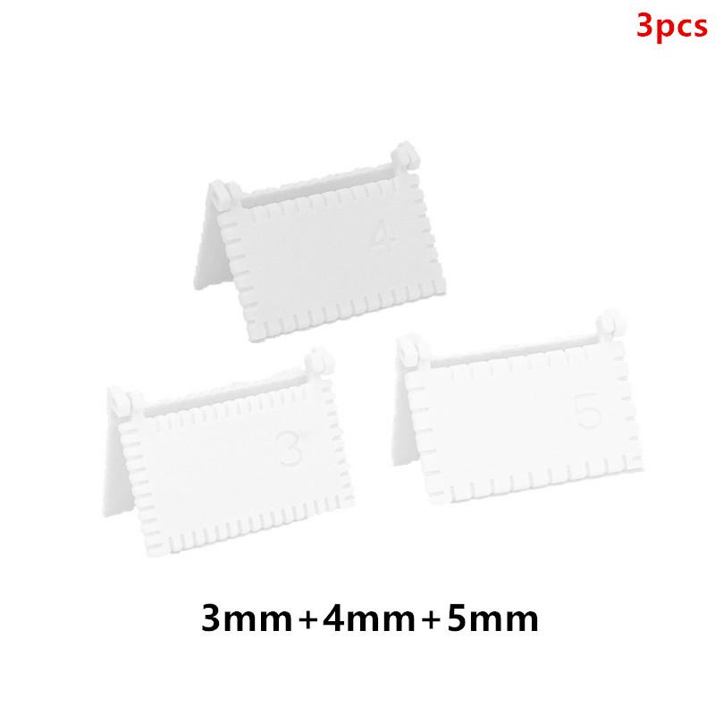 1/3 Pcs Sewing Guide Template For Consistent Stitches 3/4/5Mm Spacing Precision Sewing Tool For Fabric Embroidery Leather Craft