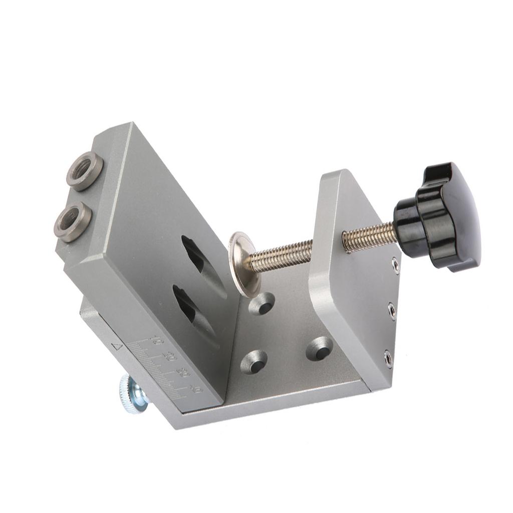 Mini Style Pocket Hole Jig Kit For Wood Working Step Drill Bit Set