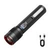 Rechargeable Strong Lighting Flashlight Long-Range Floodlight Portable Pocket Torch  Hiking