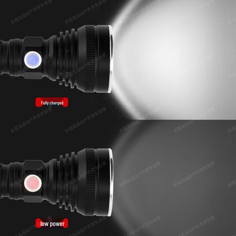 High-Powered Rechargeable Flashlight
