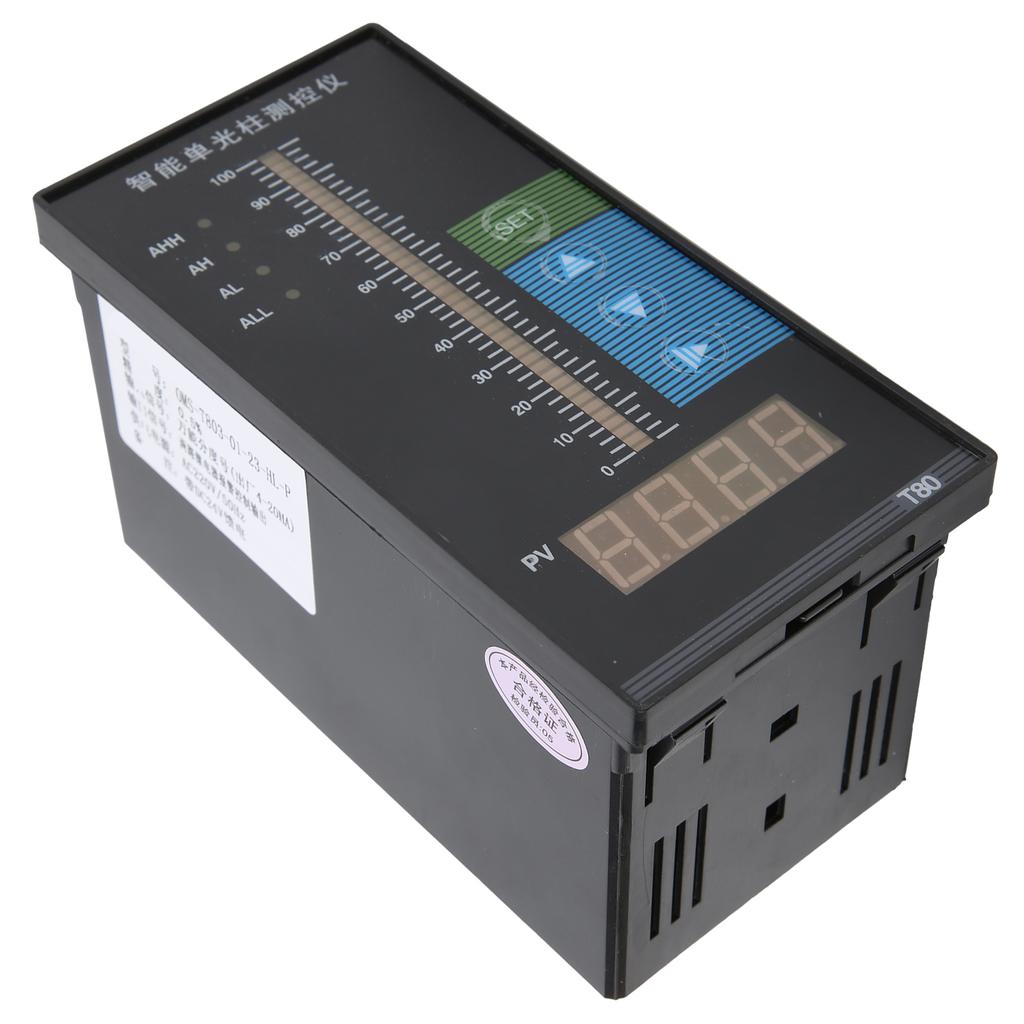 Water Level Display Meter Liquid Level Transmitter Smart Single Light Column Controller AC220V