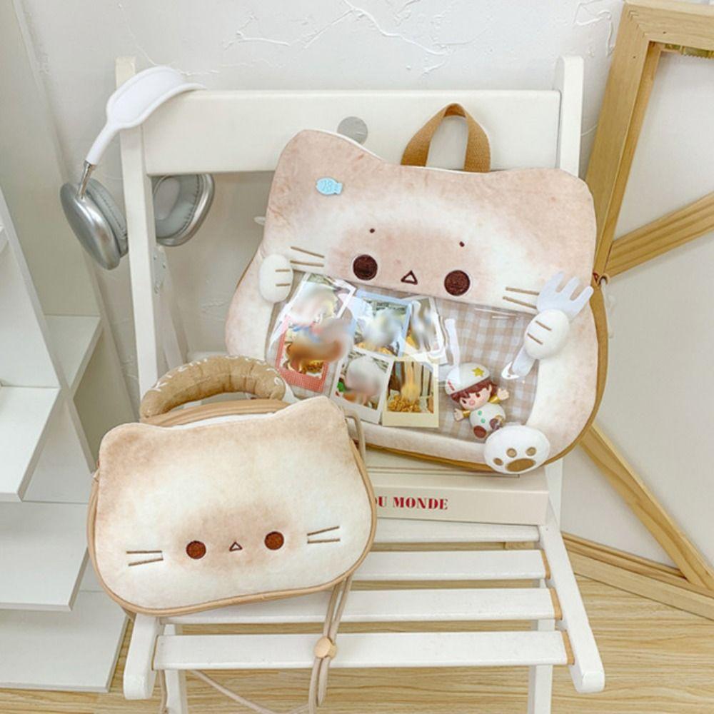 Idol Merchandise Storage Transparent Pocket Zipper Bag Fashion Backpacks  Outdoor