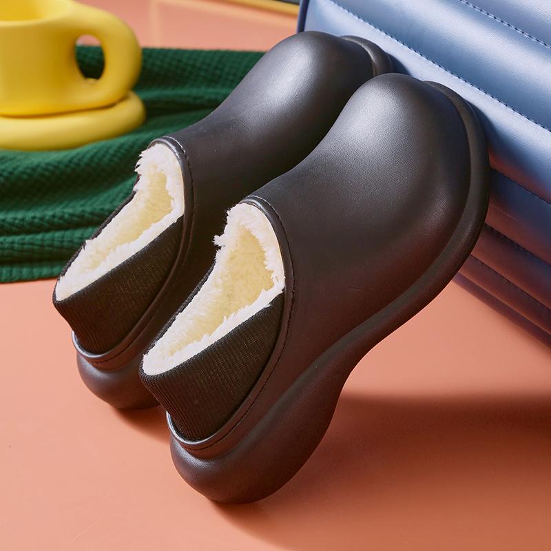 Winter Slippers Warm Shoes Winter Women's Cotton Slippers Cotton Shoes Waterproof Daddy Cotton Shoes