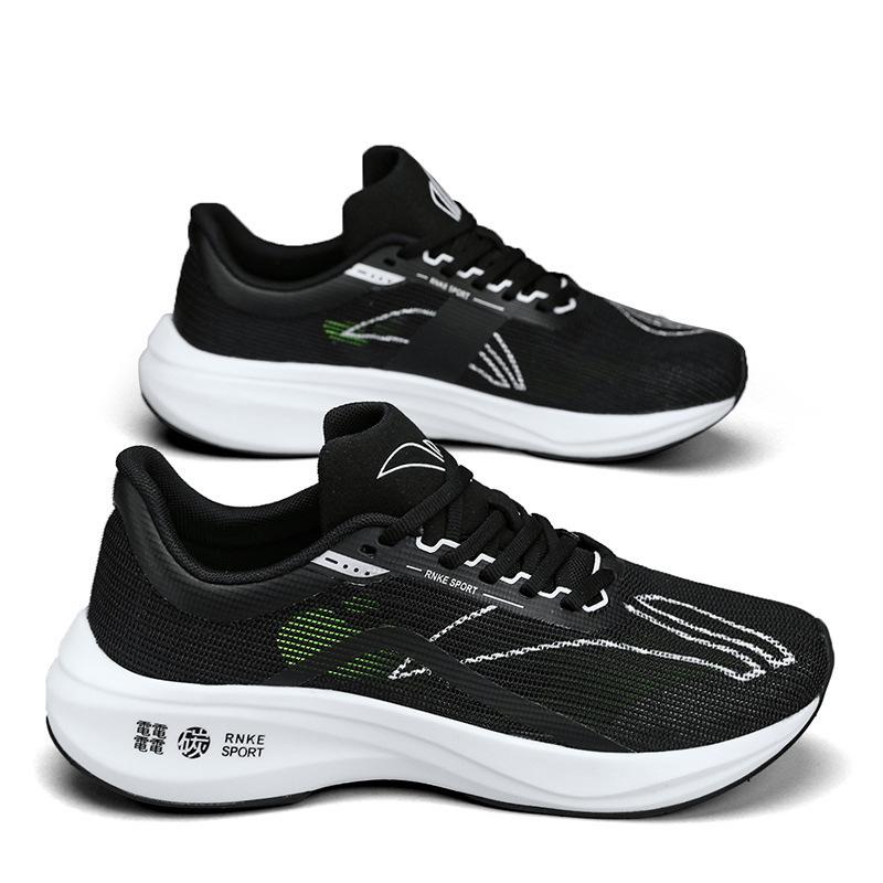 Sommer Laufschuhe für Herren Carbonplatte Stoßdämpfung Kleine Größe Sportschuhe Atmungsaktive Paar Freizeitschuhe Reise