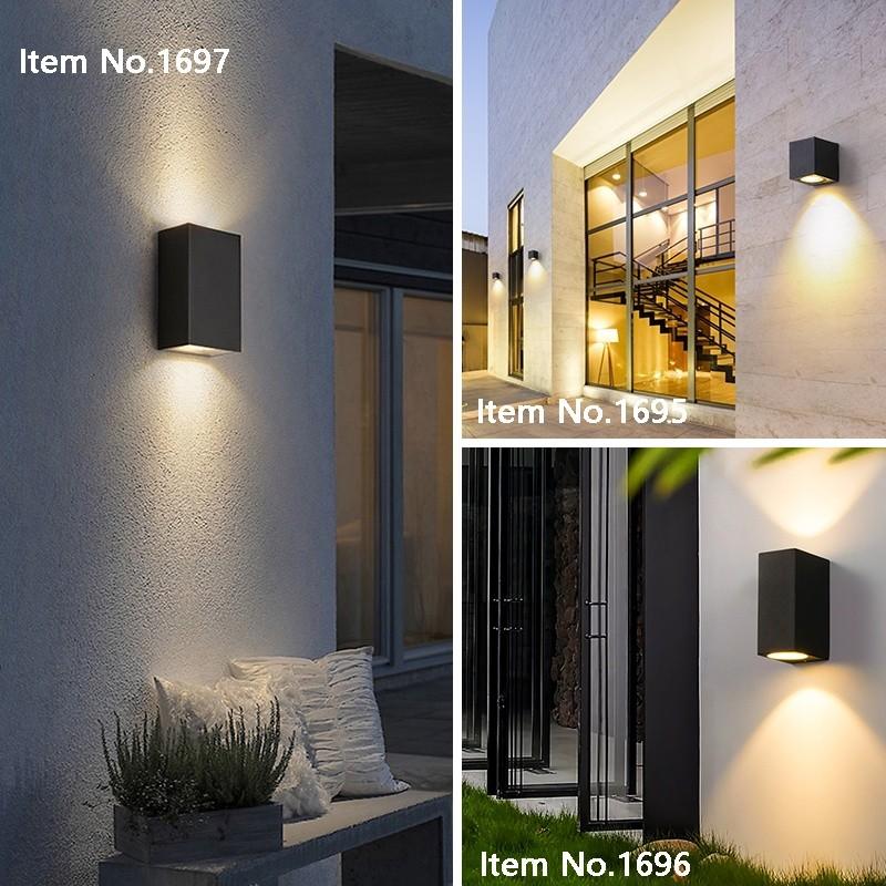 Adjustable Beam Angle Waterproof IP65 Wall Lamp LED Nordic Modern Lights Outdoor Garden Gate Balcony Courtyard Wall Light