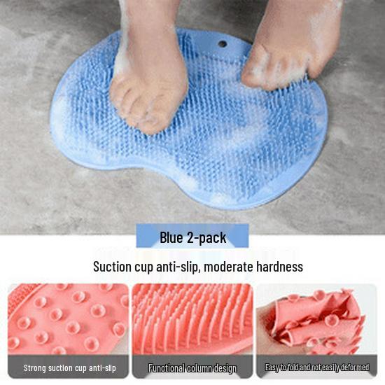 

Бесплатная доставка: Силиконовая мочалка для ног и спины - Отшелушивающая массажная мочалка для купания для ленивых