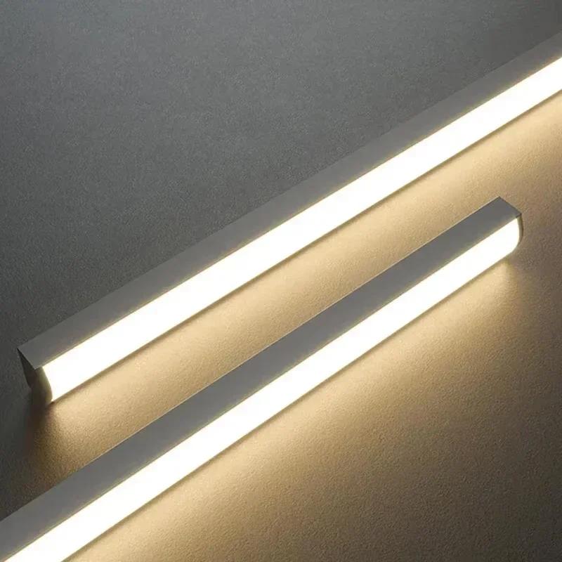 Intelligent Remote Control LED Long Pendant Light, Living Room Dining Room, 3-color Light, Home Decoration Indoor Lighting