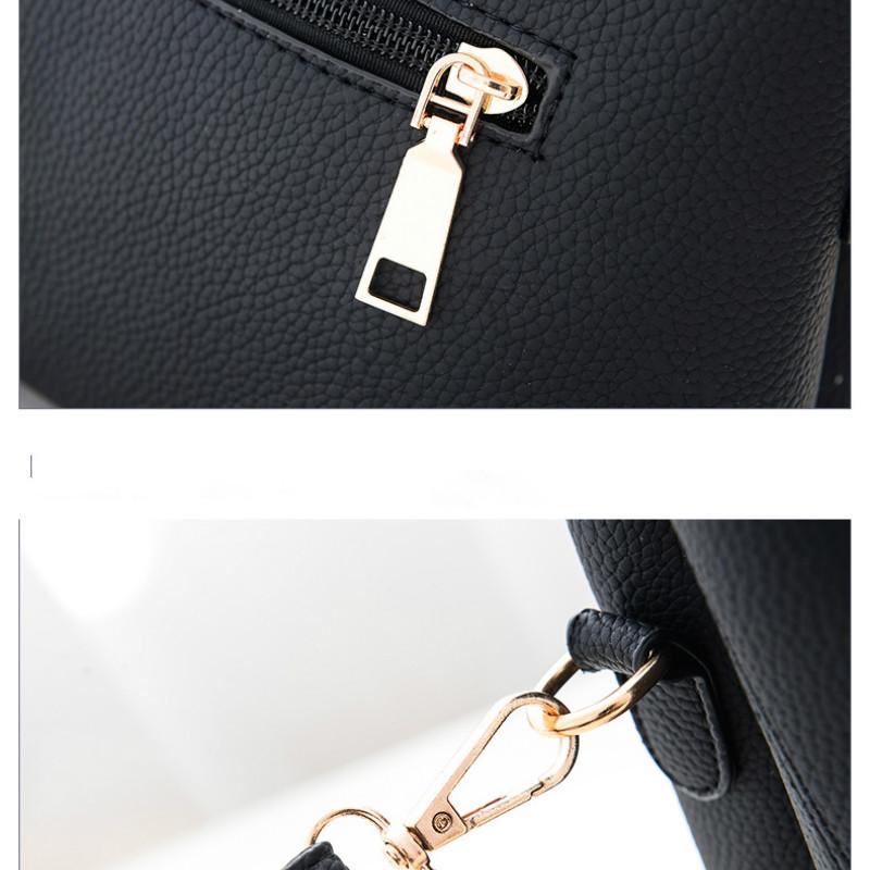 Women Bag PU Female Bag Light Color Handbag Square Bag Female Shoulder Bag Casual Messenger Bag