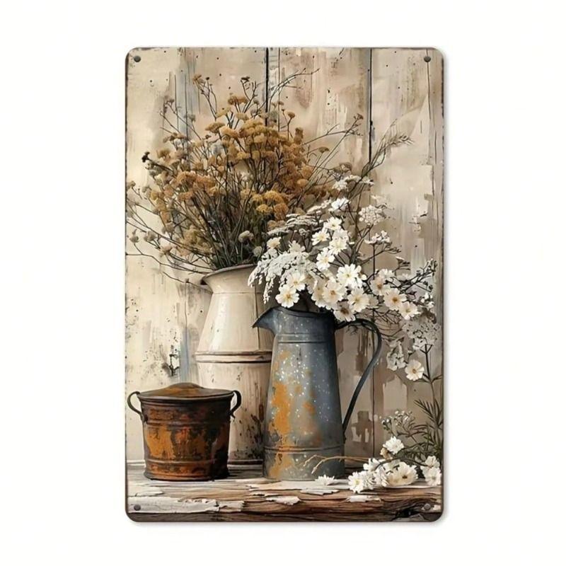 Metal Wall Art Decor Sign 20x30cm Hanging Plaque