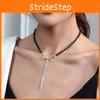 Chic Korean Crystal Bowknot Necklace Great For Gift Giving On Special Occasions