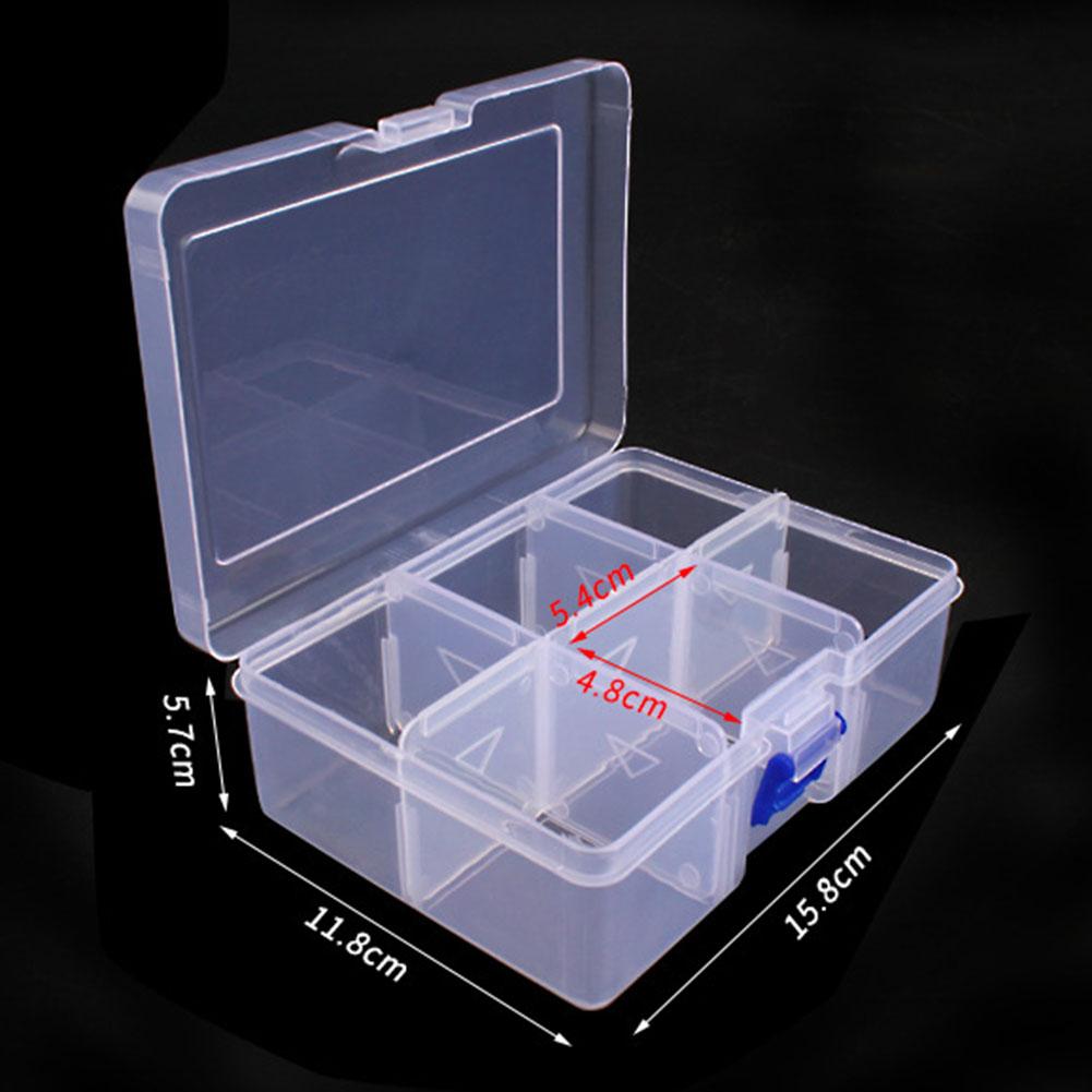 Plastic Storage Box Small Parts Box Nail Storage Plastic With Lid Elements Can Be Disassembled Jewelry Tool Parts Organizer
