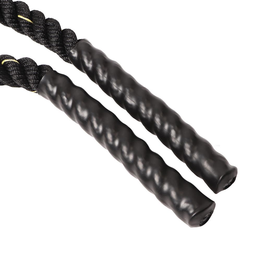 Weighted Jump Ropes 25mmx3m Black Gold Polyester Heavy Skipping Rope for Strength Training Muscle Building