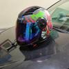 Colorful Unisex Visor Helmet Visor Replacement Visor Motorcycle Accessories Easy Installation Suitable for OF562 Durable