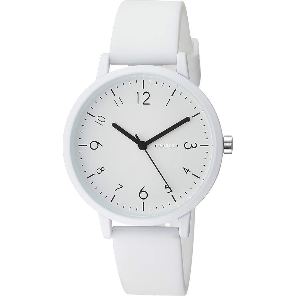 Fieldwork Analog Watch YM007-1 White Silicone Strap Women s Timepiece