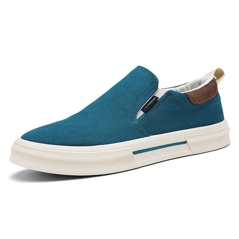 New Men Casual Shoes Male Sneaker Canvas Boys Fashion Slip-on Vulcanized Flats Non-Leather Casual Shoes Men Zapatos Hombres