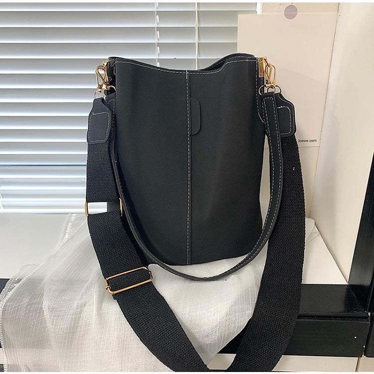 

Сумка-ведро - Шикарная минималистичная наплечная сумка и сумка через плечо для женщин чёрный