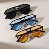 Vintage Double Bridges Polygon Square Women Sunglasses Fashion Luxury Brand Designer Eyewear Men Sun Glasses UV400