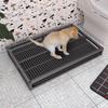 Edelstahl Welpen Töpfchen Waschbare Haustier Unterlage Zubehör Haushalt Schubladenart Hundetraining Toilette