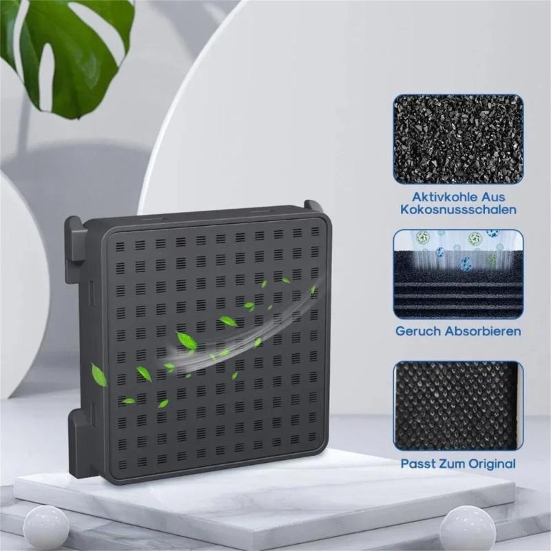 4 Bucăți Filtru de Carbon de Înlocuire Filtru Frigider pentru 9882460 988246000 7440021-00 9096989 Accesorii Frigider