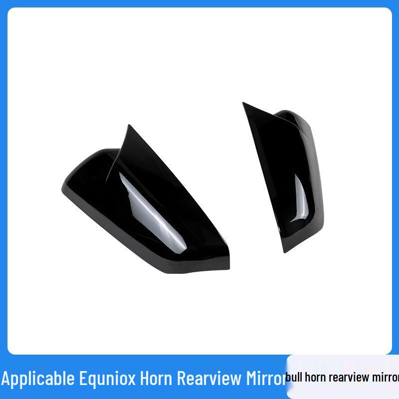 Bull Horn Rear View Mirror Cover for Equinox/GMC Terrain '18-'24, Tracker-Compatible.