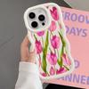 Simple Flower Soft Phone Cover Case for iPhone 16 Pro Max 17 Air 11 XR 8 14 12 13 15 Plus