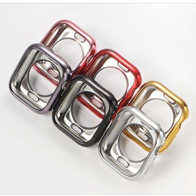 TPU Hollow Case for Apple Watch Series 11 42mm/46mm Soft Full Coverage Bumper Shell Protective Cover for iWatch S10 Accessories 7