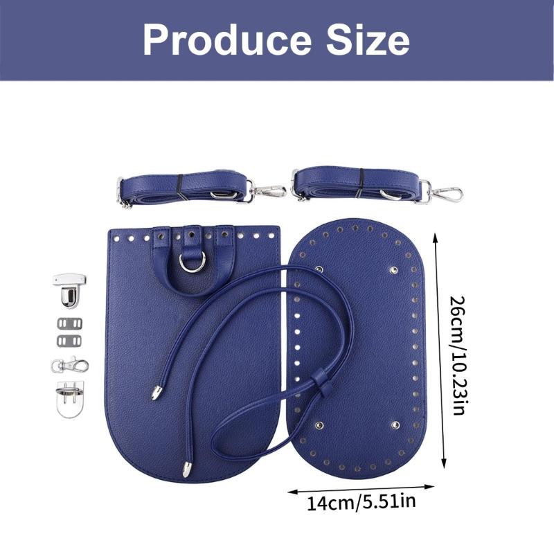 Handgemaakte Tas Maakset PU Leer Rugzak Maaksets All-matching Tas Bodem Tas Accessoires voor Breien