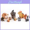 Mole Totoro Wild Animal Pvc Model Set For Educational Learning And Kids Play