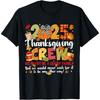 Family Thanksgiving 2025 Thanksgiving Crew Turkey Matching T-Shirt