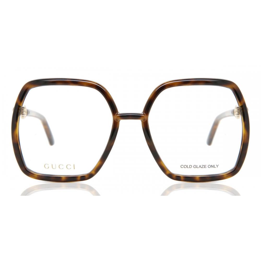 

Gucci Gg0890o 002 Women Eyeglasses Havana/55